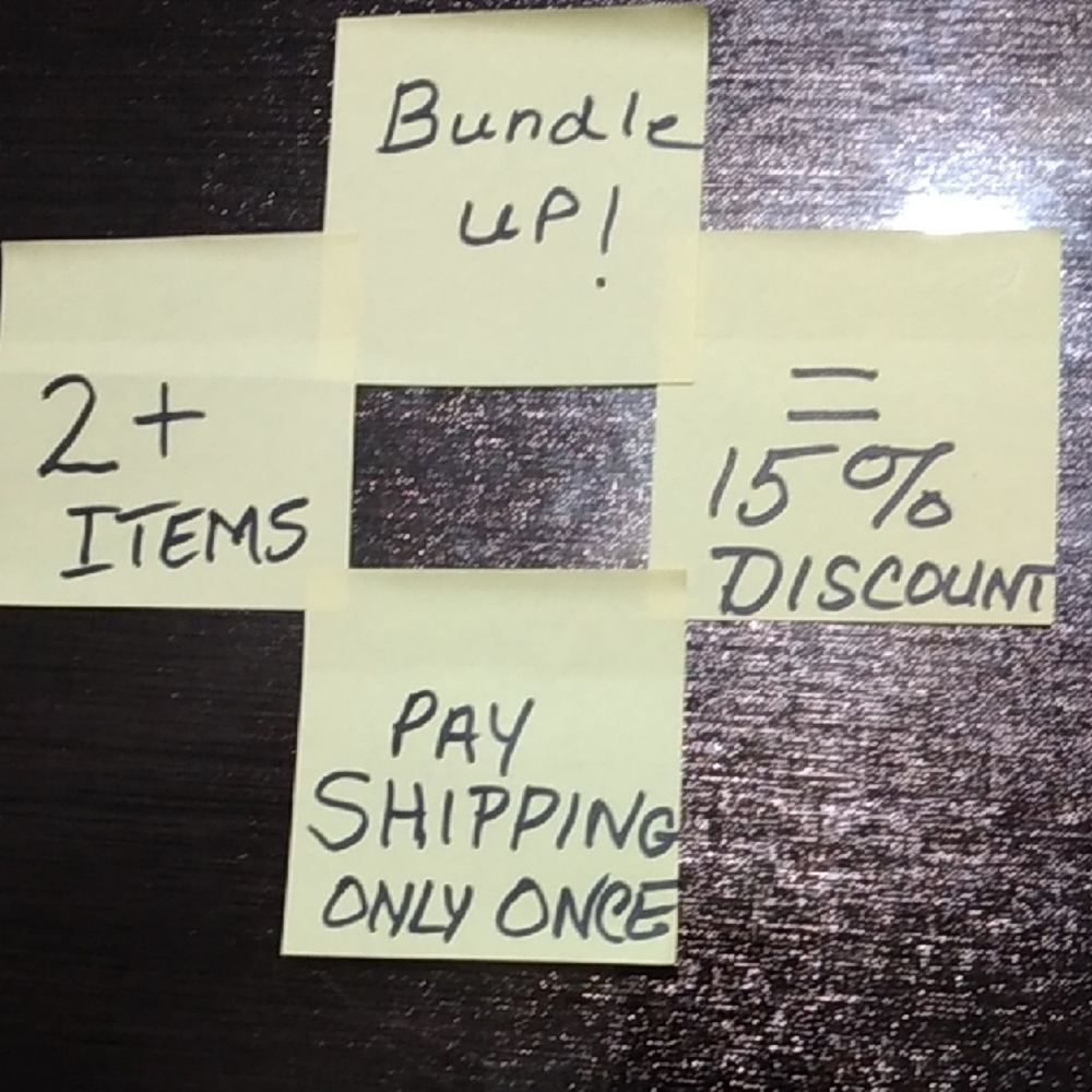 Bundle 2+ Items    Save 15%  Pay Shipping Just Once